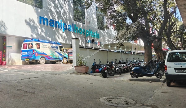 View of the MARS intensive care ambulance parked outside Manipal Hospitals ensuring quick response for Godrej Castillo.